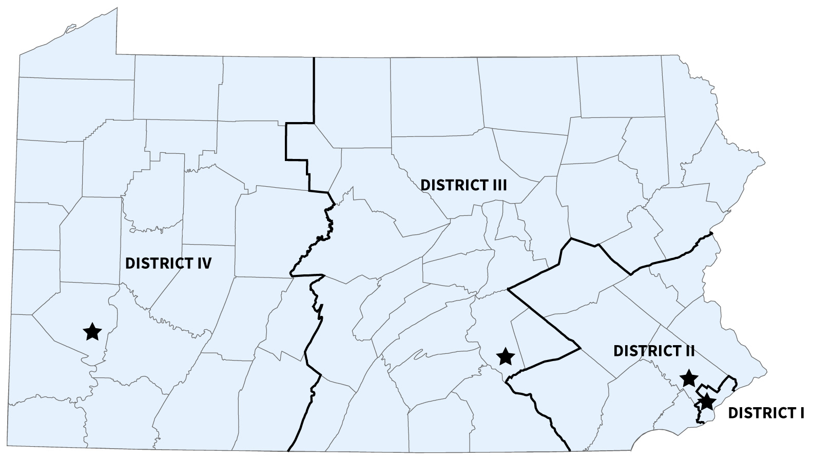 PA District Map